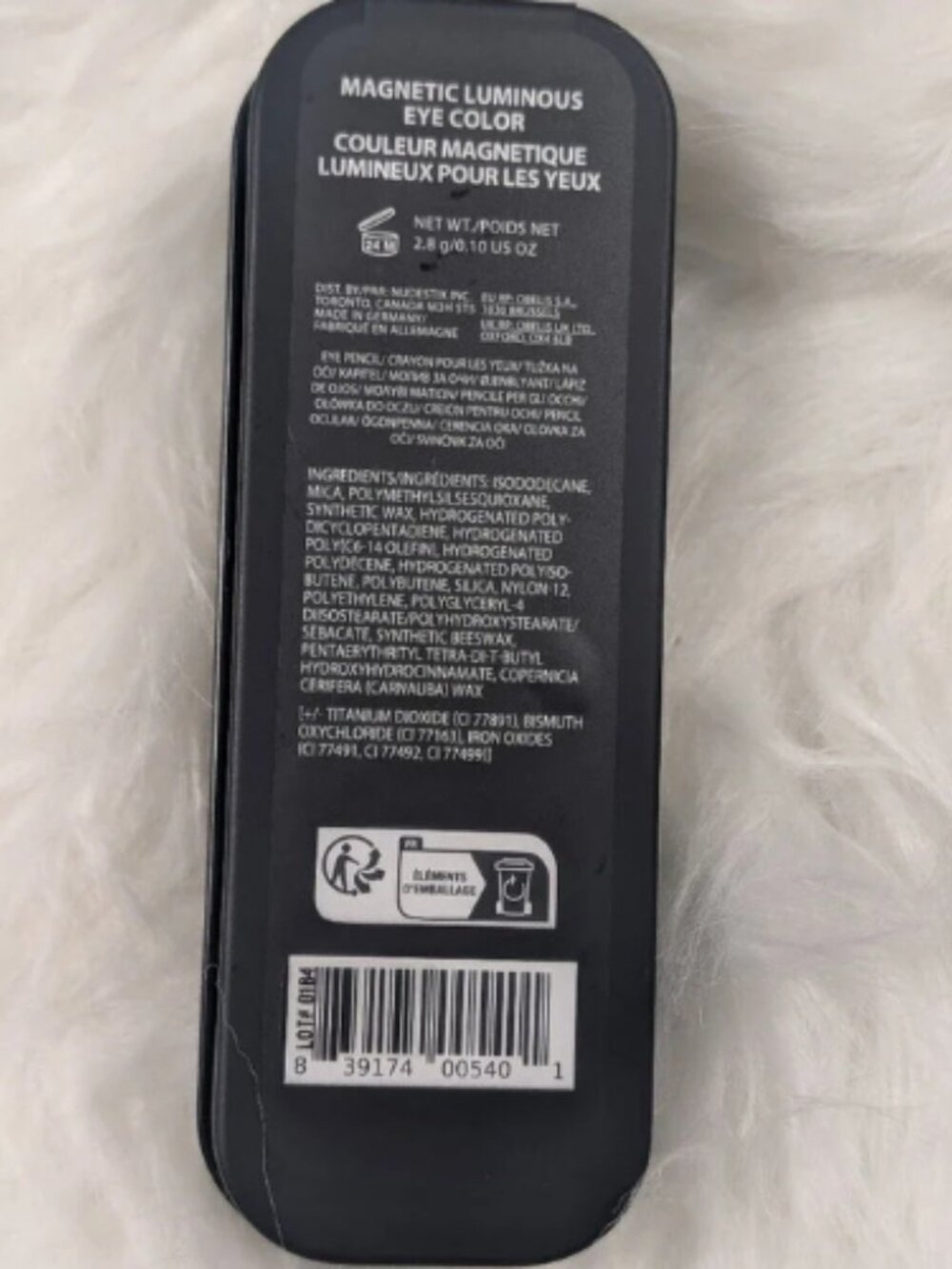 Nudestix Magnetic Eye Color Pencil Set w/Tin Mirror & Sharpener New Shade Lilith - Picture 6 of 7